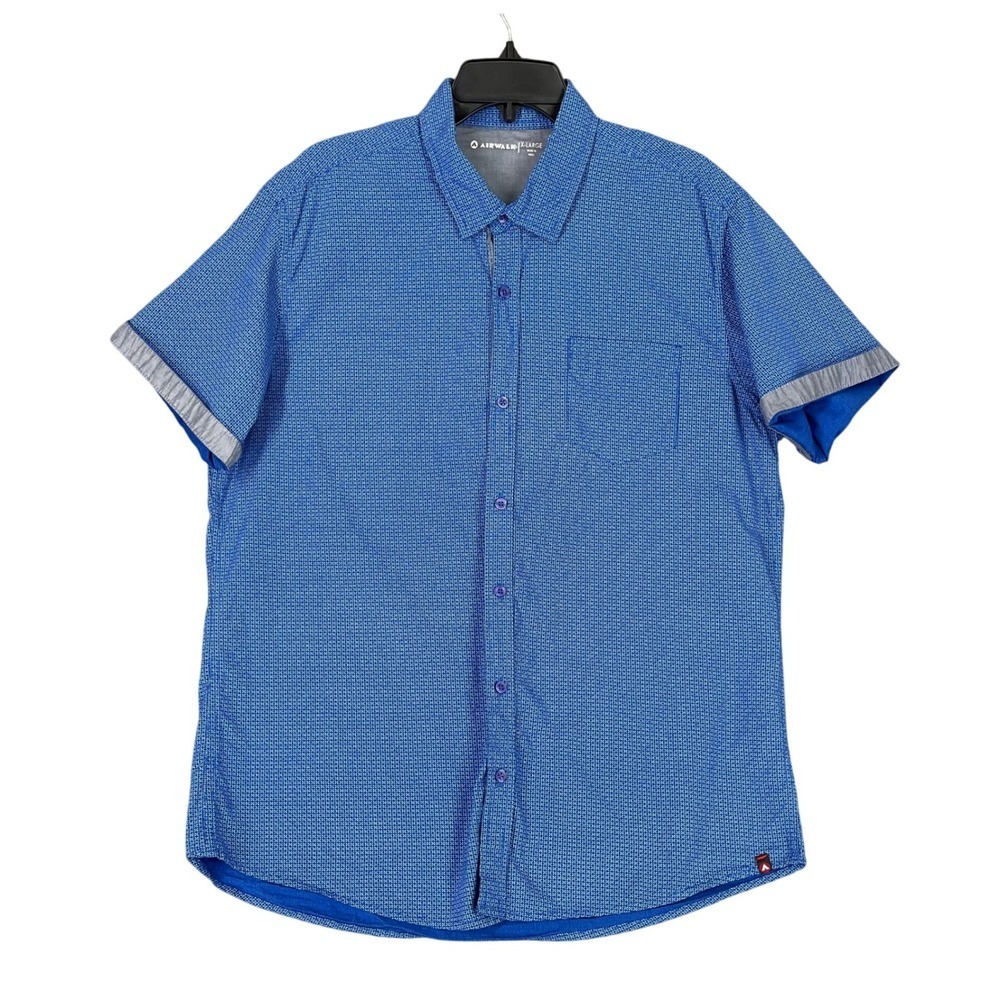 Airwalk‎ Mens XL Button Front Shirt Casual Skate Streetwear Everyday Essential